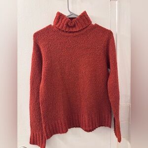 Sonoma Rust Red Turtleneck Sweater